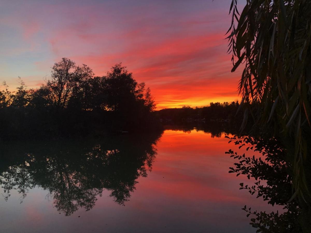 Le Chalet Du Lac - Domaine De La Goujonne Saint-Sauveur-lès-Bray Kültér fotó
